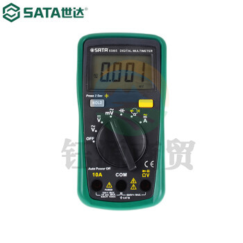 世达（SATA）03005 掌上型万用表 电流表 电工电子式电容表 电阻电压万能表