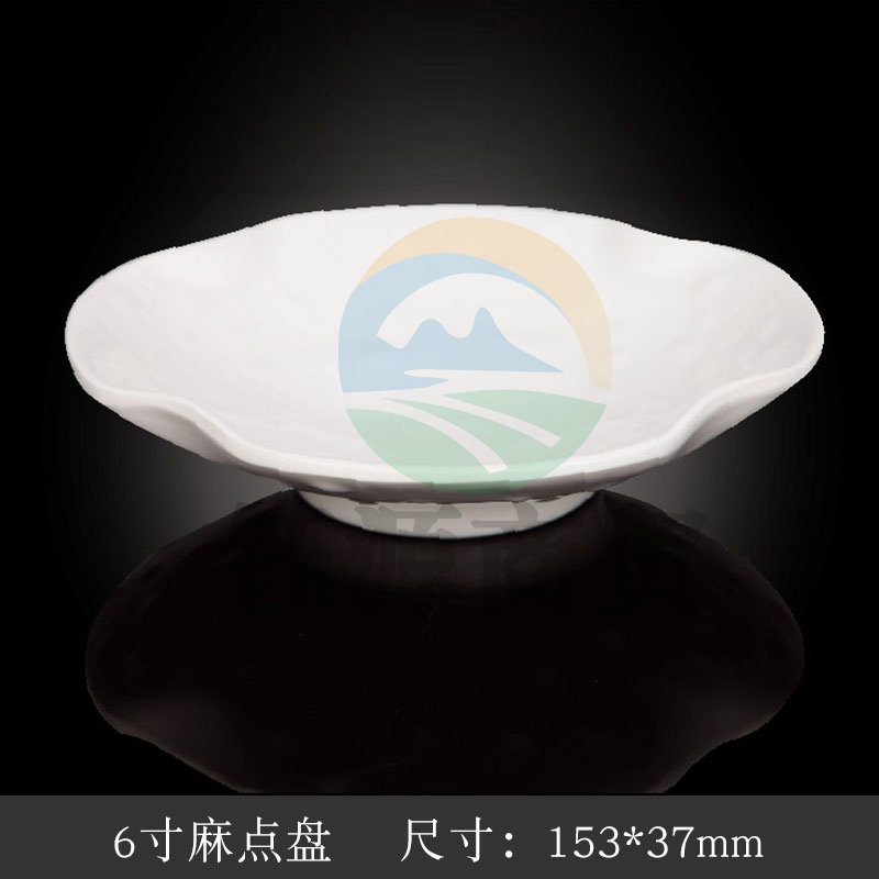 台顺密胺餐具3849 6寸麻点盘5个起售