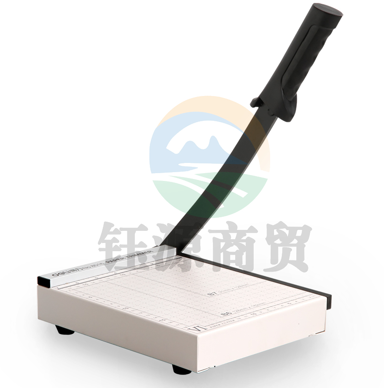 得力 切纸刀 8016 8寸*7寸 钢质A5 手柄式 裁切厚度1mm 380*190mm