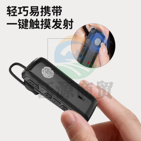 UNIKOO 对讲机远距离迷你小型微型耳挂式对讲机美容院餐厅酒店4S户外民用无线蓝牙对讲机 MAXw8金色 无线耳挂【双台装】可领夹带耳机