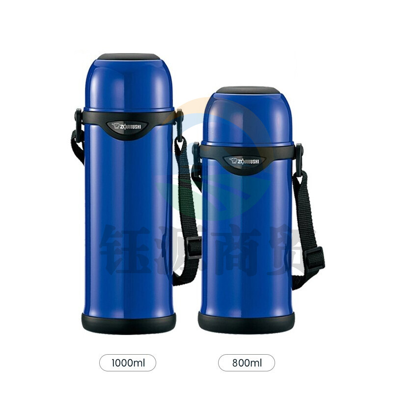 象印（ZO JIRUSHI）SJ-TG10真空旅行壶 保温壶水壶 蓝色1L