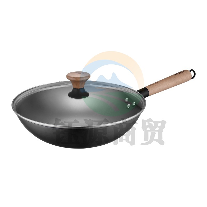 爱仕达（ASD）CF32Q6TG 炒锅不易锈铁锅 32CM 甄铁炒锅