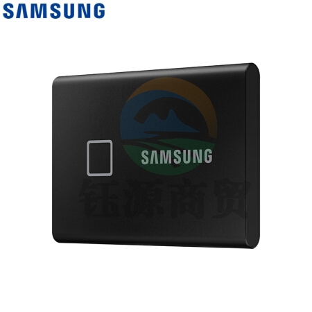 三星（SAMSUNG) 1TB Type-c移动硬盘 固态PSSD NVMe高速传输1050MB/秒 指纹识别 T7 Touch经典黑MU-PC1T0K PJ.678