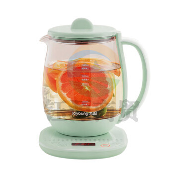 九阳（Joyoung）养生壶煮茶器煮茶壶电水壶热水壶烧水壶电热水壶迷你玻璃花茶壶 K15D-WY6130玉簪绿