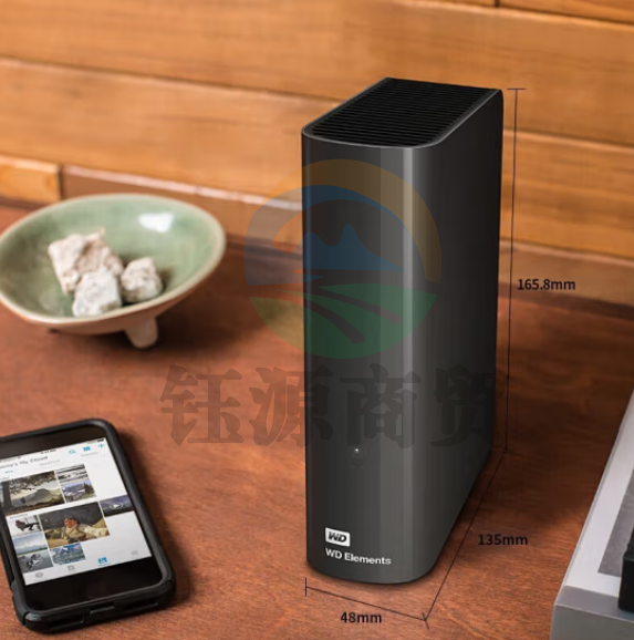 西部数据（WD） 元素移动硬盘Elements Desktop 桌面存储3.5英寸大容量台式存储设备WDBWLG0040HBK 【桌面存储】数据仓库 4TB