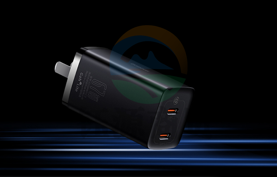 倍思 氮化镓65W充电器GaN 67W充电头双C快充适用20W苹果14/13/12华为小米三星手机平板笔记本插头 CCGAN67CC3黑