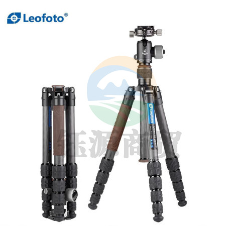 徕图（Leofoto）LX-255CT+XB-32便携反折碳纤维手机三脚架相机单反三脚架云台套装