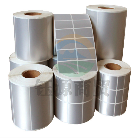 倍方哑银PET标签纸 40mm*30mm*1000枚单排