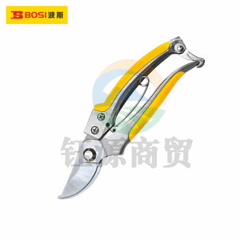 波斯（BOSI）不锈钢花枝弯剪修枝园林工具粗枝剪修果树省力剪刀 BS536088（8寸）