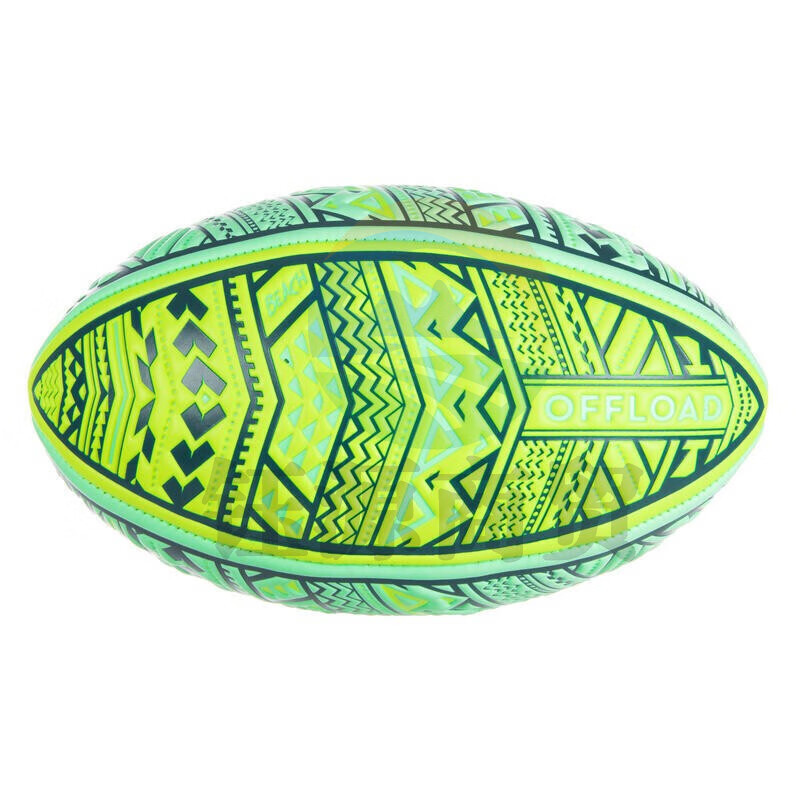 迪卡侬 专业英式橄榄球训练球rugby1号球浅绿色-需自行充气-2986075