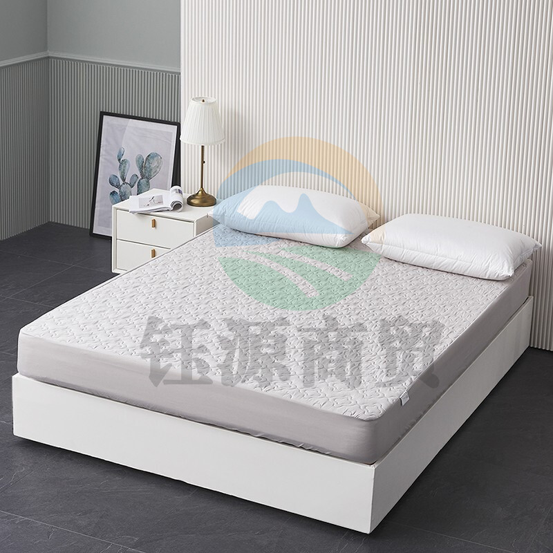 艾薇 床笠单件 磨毛床罩加厚夹棉床垫套 城堡灰120*200*25cm