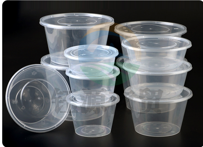  透明圆碗 500ml 圆形一次性餐盒 450个/箱