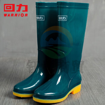 回力雨鞋女士雨靴水鞋靴户外防水不易滑舒适套鞋HL813高筒墨绿色36-40码可选 码数标注