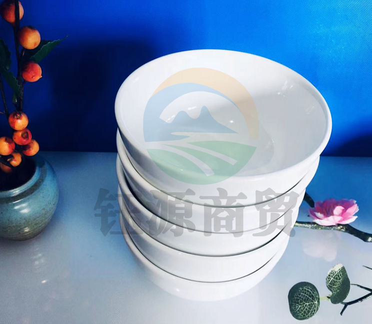 镁质瓷直口碗4.5寸