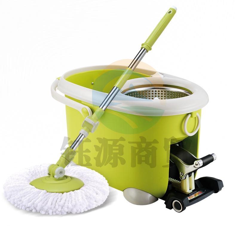 拓朴（TOPOTO）大卫四驱动旋转拖把桶拖布好神拖拓扑地拖墩布免手洗清洁工具 干湿两用小净士S7 1杆2头