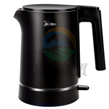 美的 (Midea)HJ1517a电热水壶 烧水壶双层防烫 1.5L 304不锈钢
