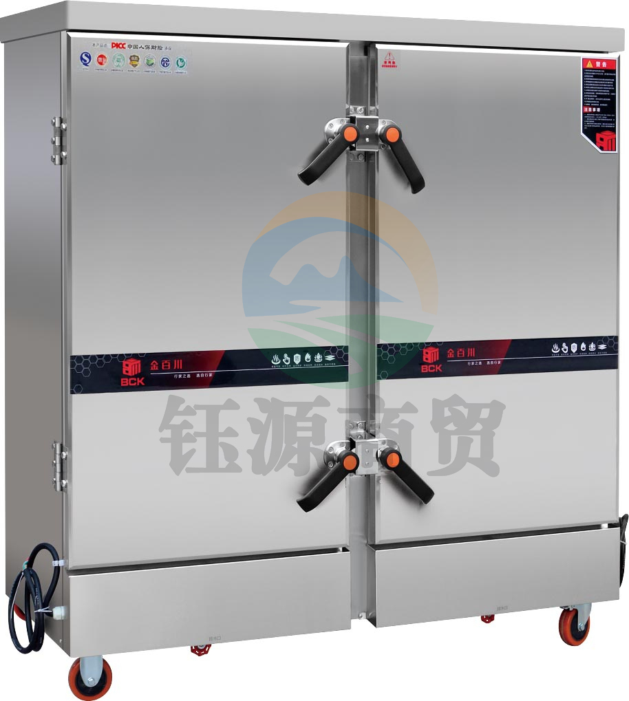 津御商厨 电气两用蒸饭箱双门24层电蒸饭柜食堂专用