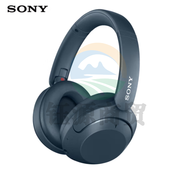 索尼 WH-XB910N 降噪耳机 无线重低音 头戴式 50小时长久续航 蓝牙5.2 蓝色