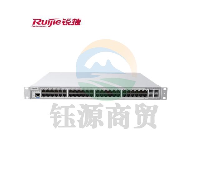 锐捷（Ruijie）RG-S5310-24GT4XS 企业级24口千兆三层网管交换机 4个万兆上行光口 支持静态路由VSU虚拟化