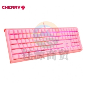 樱桃（Cherry）MX3.0S RGB G80-3874HXAEU-9 机械键盘 有线键盘 无钢板RGB灯效 粉色 茶轴