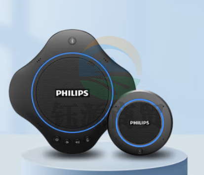 飞利浦（PHILIPS）PSE0500+PSE0400视频会议麦克风套装 适用40㎡内 5米拾音半径无线全向麦克风+USB免驱扩展拾音麦
