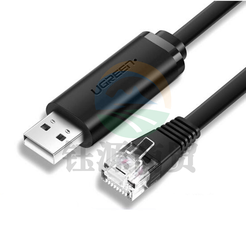 绿联(UGREEN) 60813 USB转RJ45Console调试线 3m
