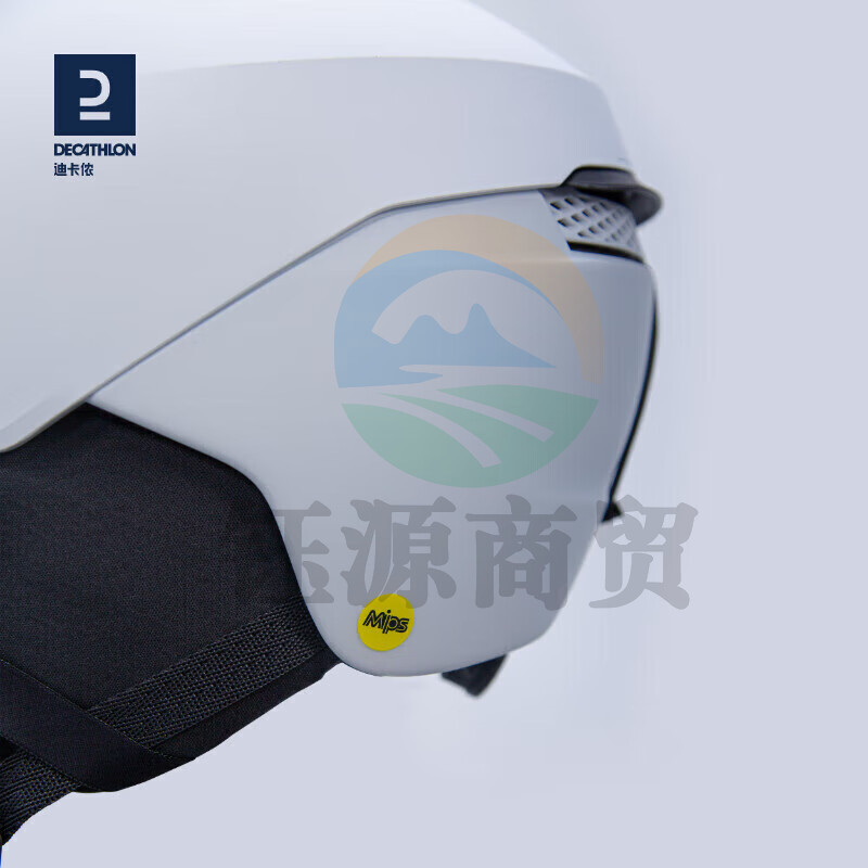 迪卡侬 滑雪头盔Mips专业防撞抗冲击保暖透气成人装备OVWT白色【Mips+Recco】M 2475363