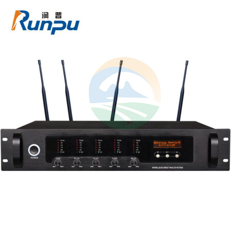 润普RP-WX9800 无线手拉手会议室话筒视频会议大型会议话筒系统麦克风鹅颈话筒数字台式话筒主机