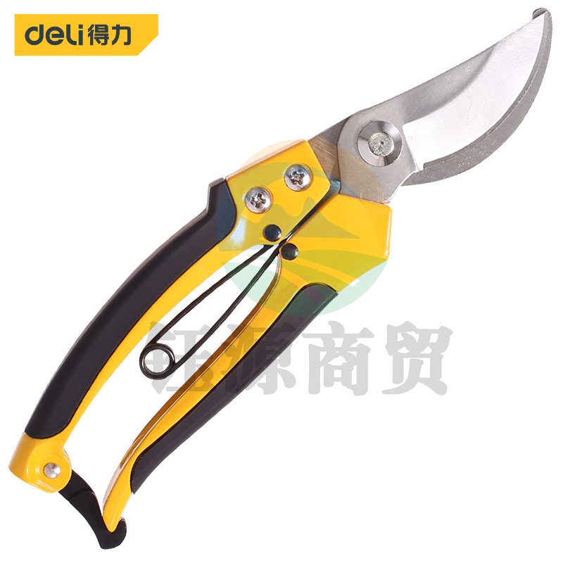 得力DL2770 不锈钢弯嘴花木剪8