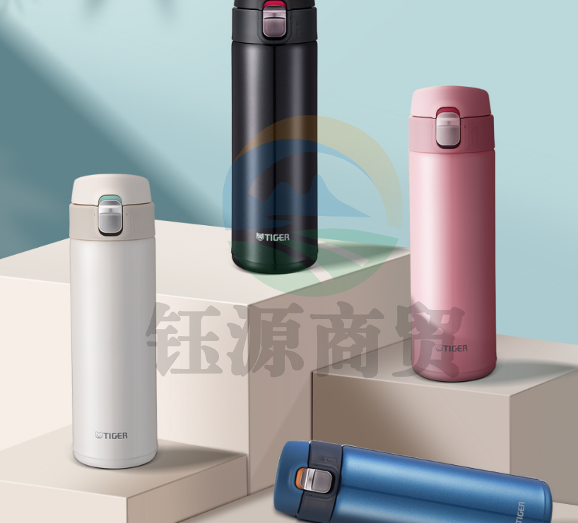 虎牌（Tiger）MMJ-A48C保温杯不锈钢一键开启弹盖杯 不锈钢色480ml