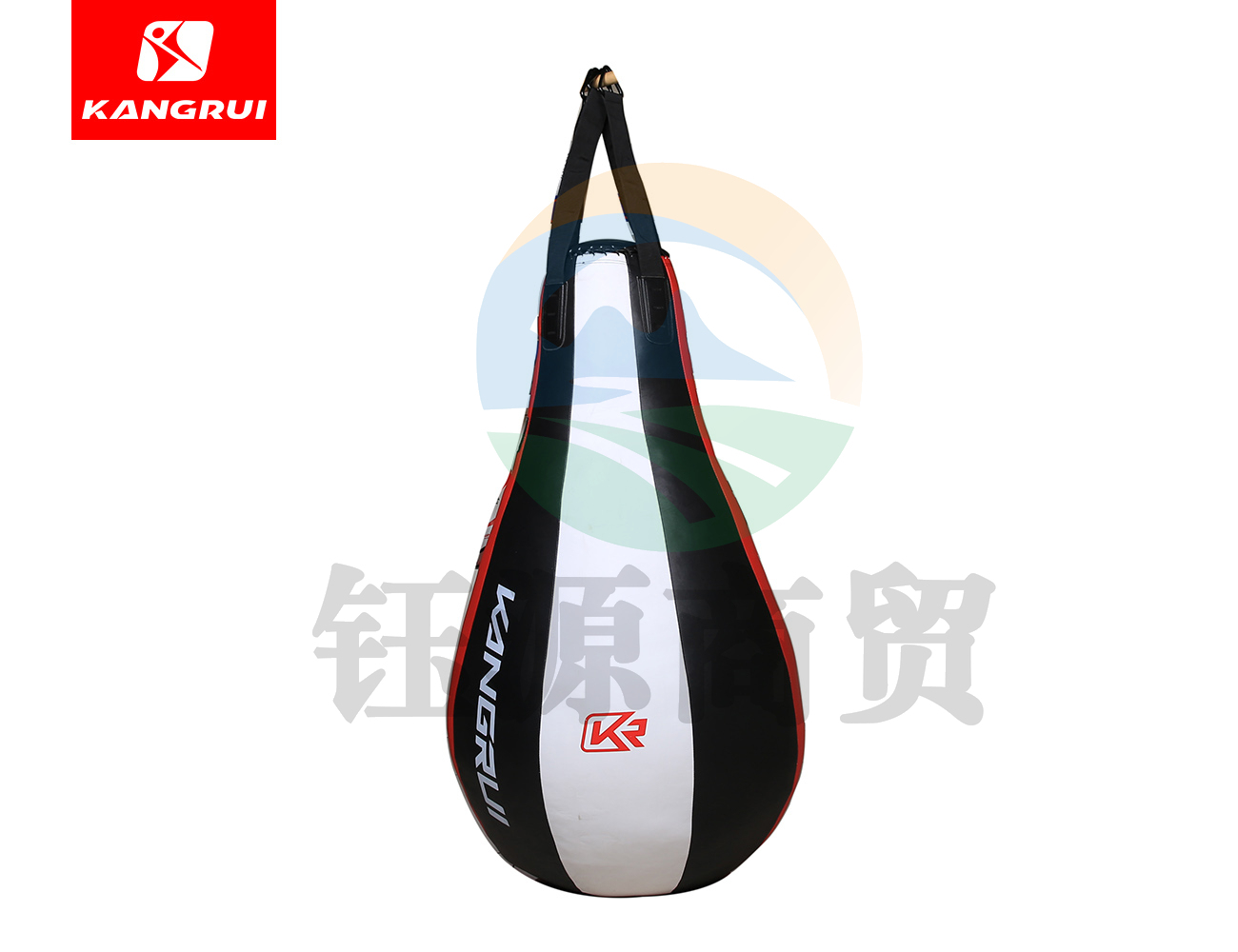 康瑞KH629 梨形吊挂沙袋 高剥双层复合PU+EVA+纤维布条+旋转挂件