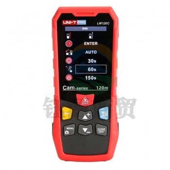 优利德（UNI-T）LM120C 120米可视激光测距仪 电子尺 摄像头辅助