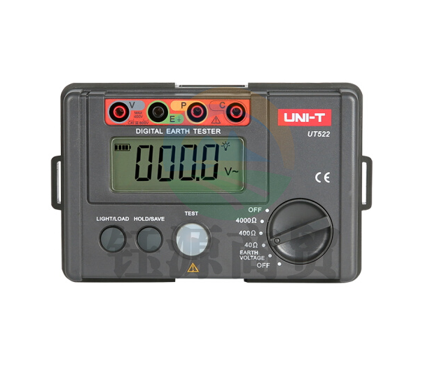 优利德 （UNI-T) 接地电阻测试仪0-4000Ω双重绝缘 UT521/UT522
