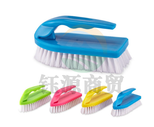 海斯迪克 HK-5049 多功能塑料刷 清洁刷软硬毛洗衣刷 硬毛刷2只颜色随机