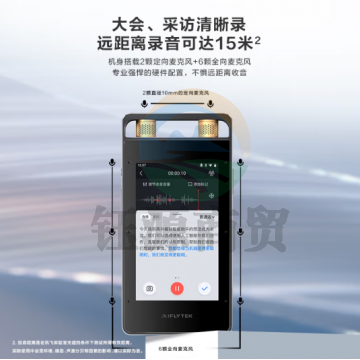 科大讯飞AI录音笔SR502星火版 免费录音转文字 智能降噪录音神器 随身便携专业录音设备 超远距离录音机 IT.1911