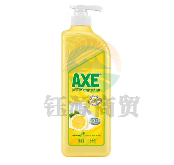 斧头牌(AXE)柠檬护肤洗洁精1.18kg*6 有效祛油 维E呵护不伤手 带泵