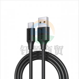 绿联 UGREEN US303 Type-C数据线 40630 6A安卓充电线 2米/黑
