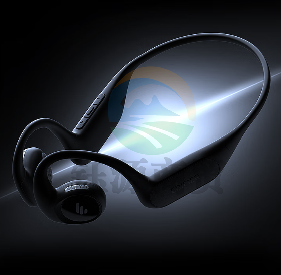 漫步者(EDIFIER)Comfo Run开放式蓝牙耳机 骨传导升级空气传导 运动耳机 无线耳机 跑步骑行 星空黑