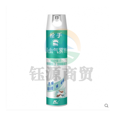 枪手 600ML 杀虫气雾剂 无味 枪手杀虫剂(小螳螂无味)