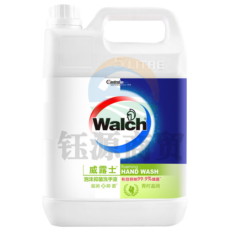 威露士(Walch)泡沫洗手液 5L 家庭酒店餐厅可用大桶装