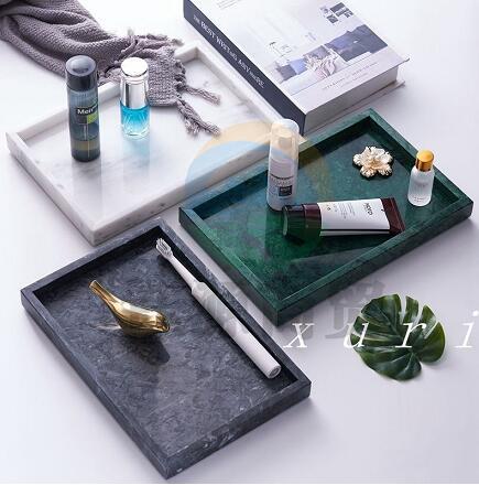 大理石 托盘  收纳盘 收纳盒 装饰摆件