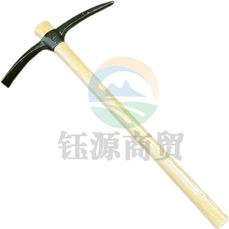 洋镐十字镐 木柄钢镐 锰钢镐头 清洁工具木柄镐 施工户外洋镐85cm