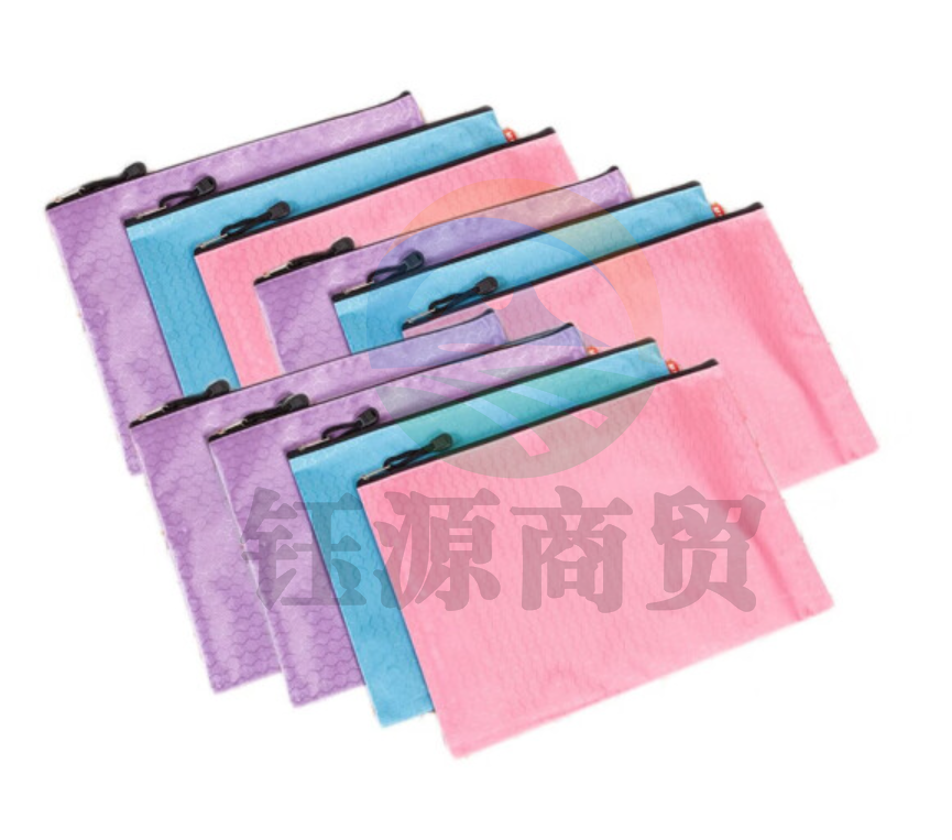 经典球纹拉链袋