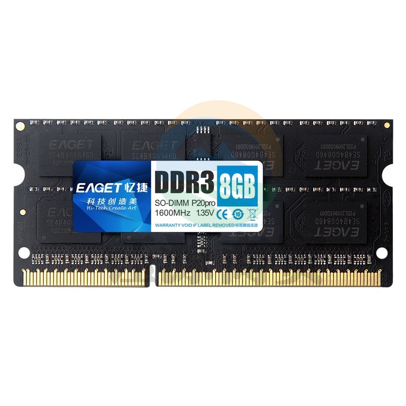 忆捷(EAGET) P20PRO NB-DDR3 笔记本内存条 8G/1600