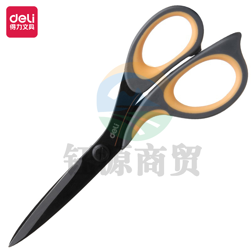 得力 6027剪刀(黑)