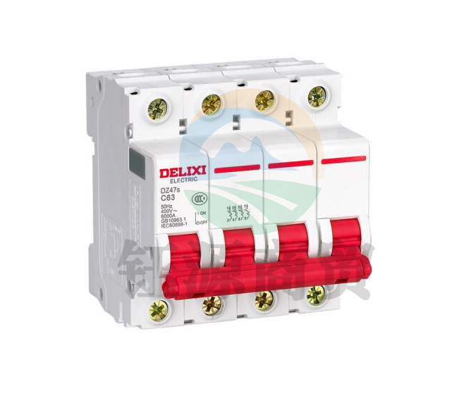 德力西电气空开 DZ47SLE系列4P 40A家用工业电闸开关空气开关