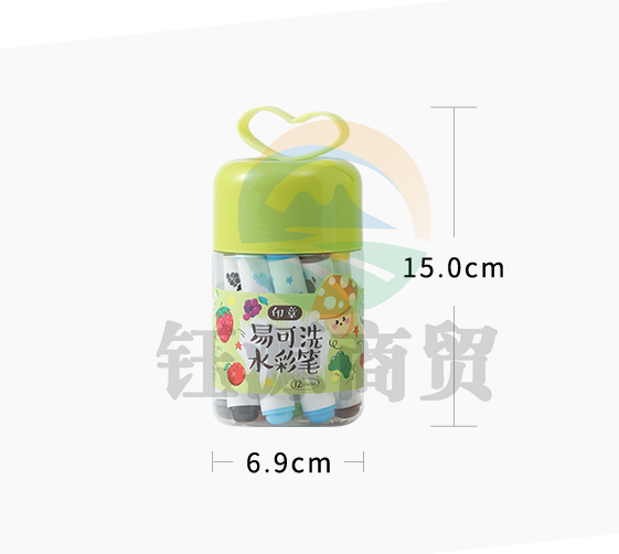 晨光ACP901EM易可洗锥形头12色水彩笔印章