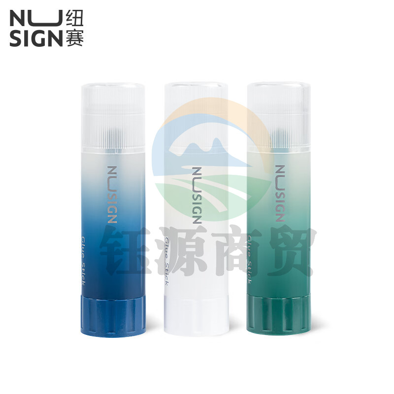 得力纽赛(NUSIGN)15g高粘固体胶 三支装NS146-3S