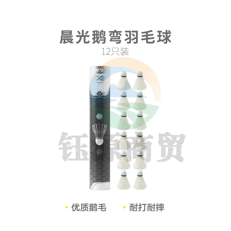 【进阶级】晨光体育鹅弯羽毛球(12只装)AST09705
