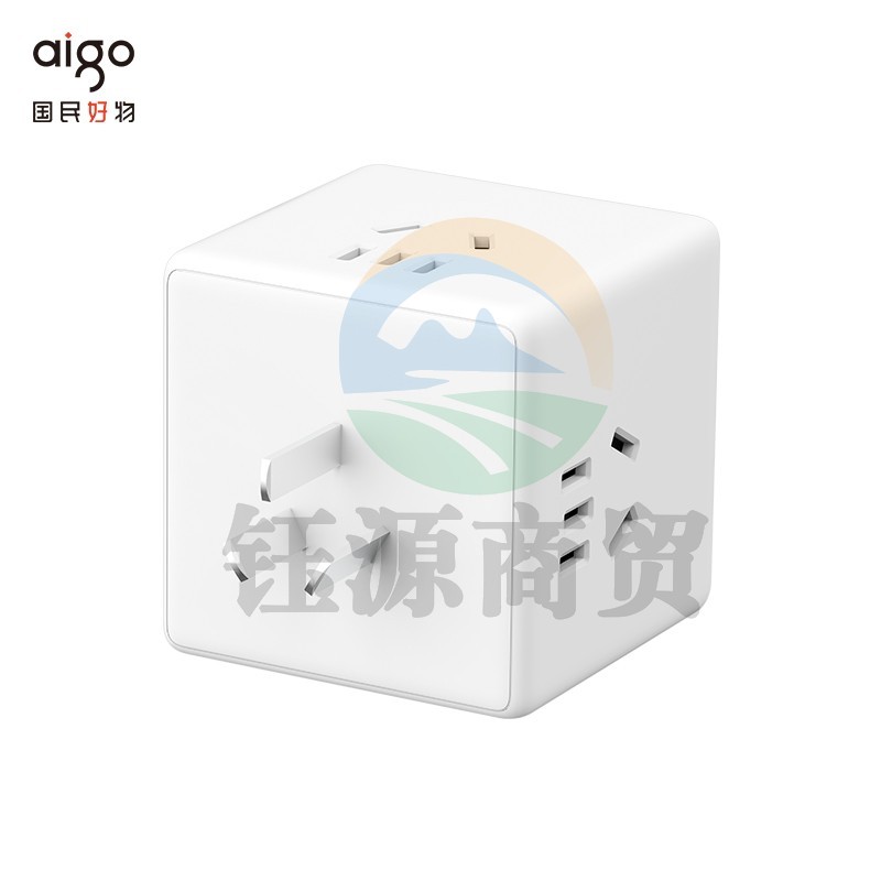 爱国者(aigo)无线魔方转换器/智能USB插座/插线板/插排/排插/接线板/拖线板 防过载3USB接口 总控AZ0331MB防过载 全长1.5米白色 AC0331M